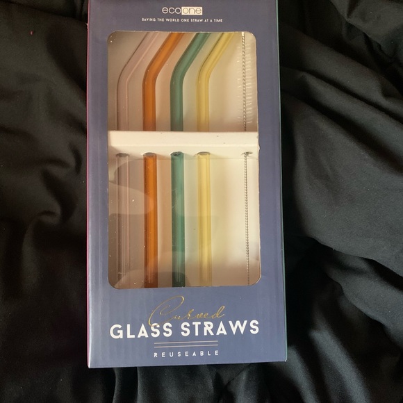 ecoone Other - 5/$25 Reusable Glass Straws!